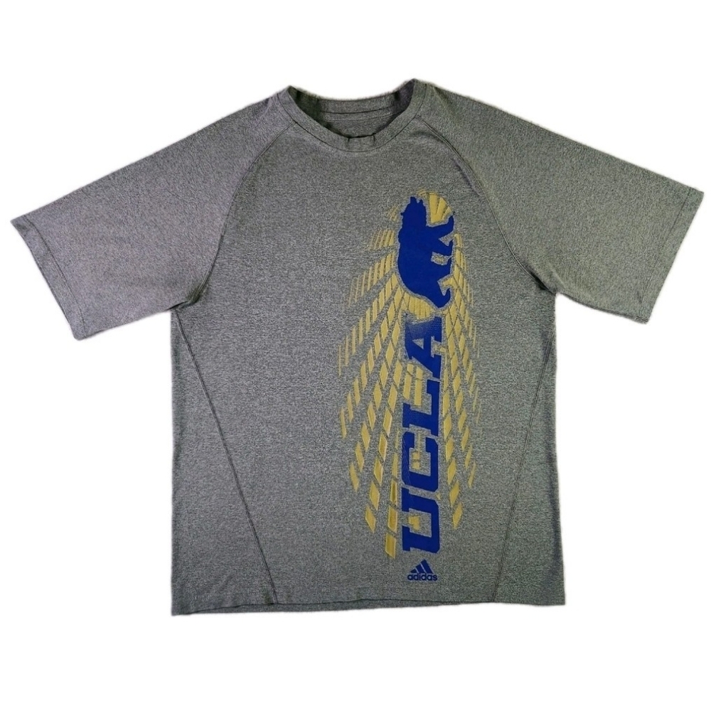 Vintage UCLA Bruins Adidas Shirt Medium Gray Y2K NCAA Collegiate Activewear Tee